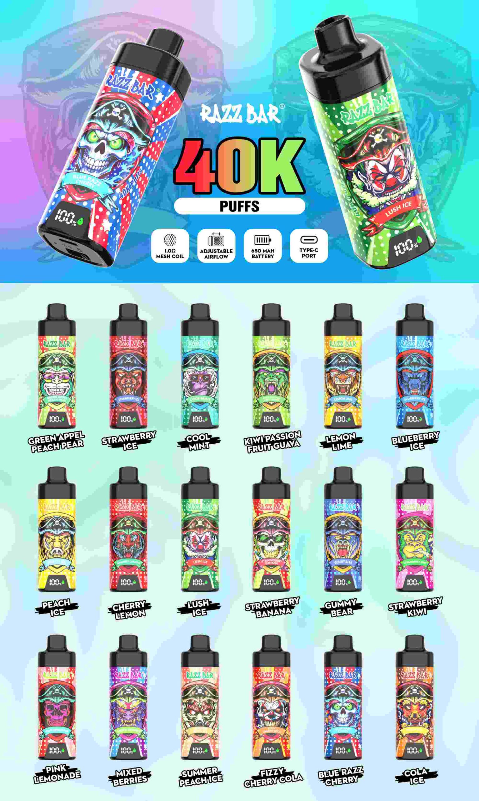 RAZZ BAR 40k Puffs
